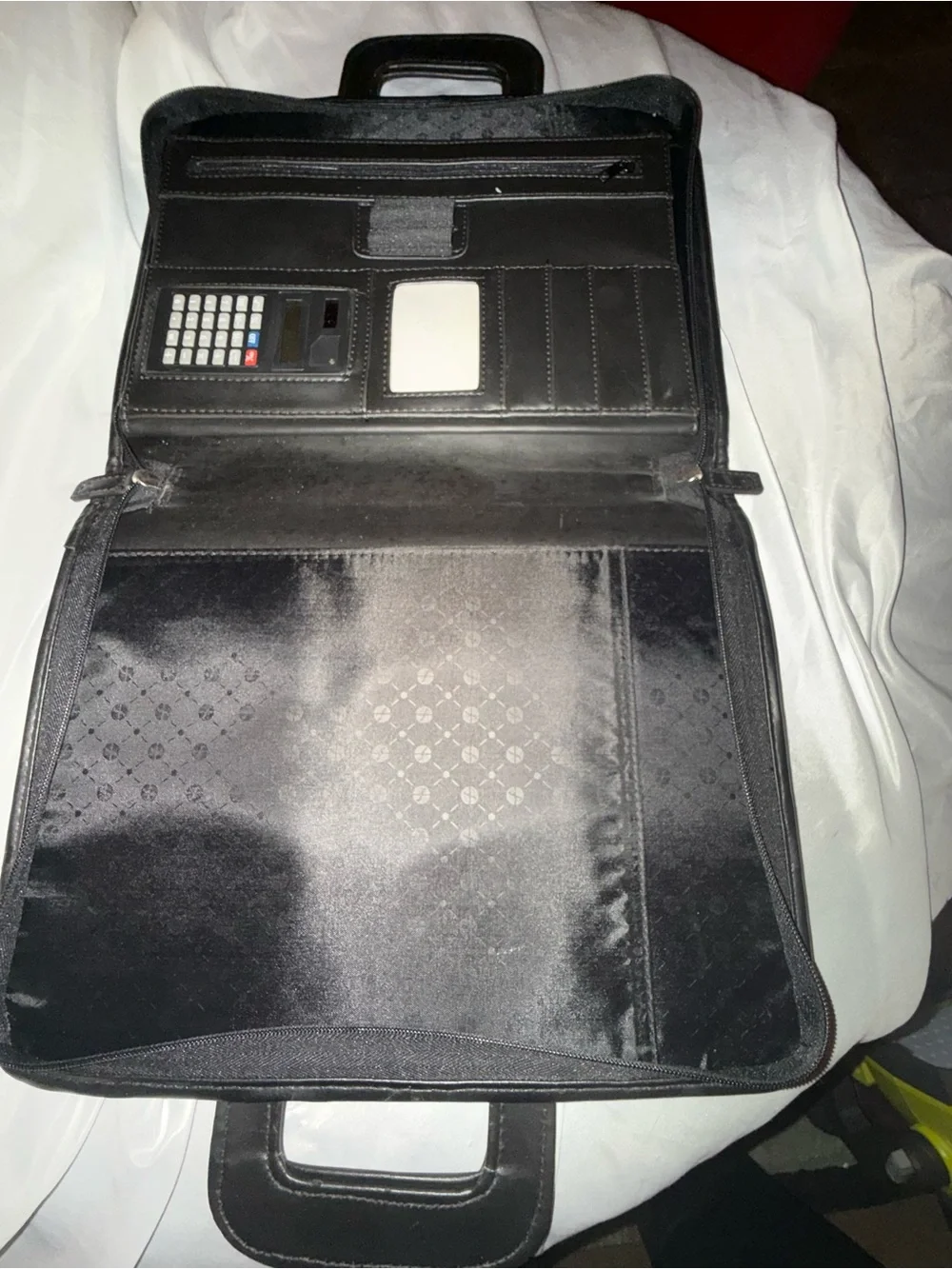 Classic Black Leather Briefcase - Professional Men’s Bag